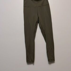 Olive green wunder under leggings. Excellent used condition. Size 8. No pilling